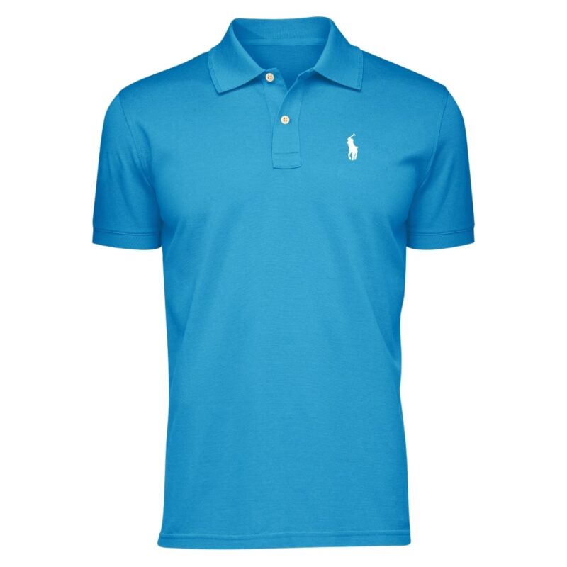 camiseta Ralph Lauren polo hombre tienda olevan color azul turquesa