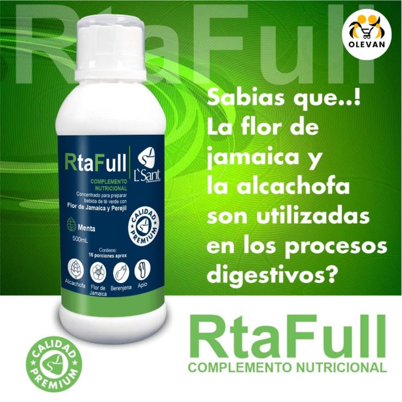 rtafull complemento nutricional que ayuda a reducir la glucosa en la sangre y el colesterol malo también limpia el colon irritado tienda olevan 5