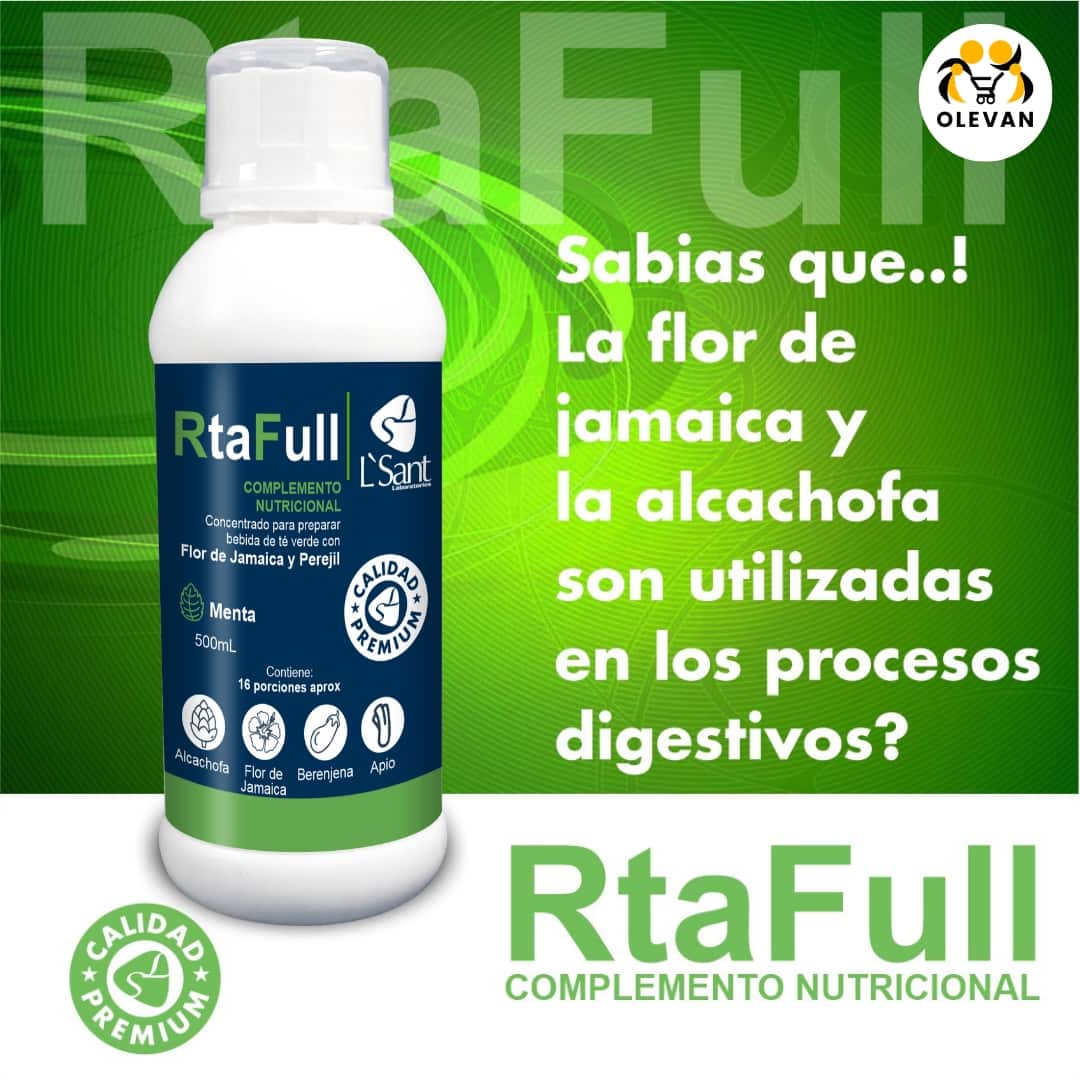 RtaFull Complemento nutricional 4 rtafull complemento nutricional que ayuda a reducir la glucosa en la sangre y el colesterol malo también limpia el colon irritado tienda olevan 5