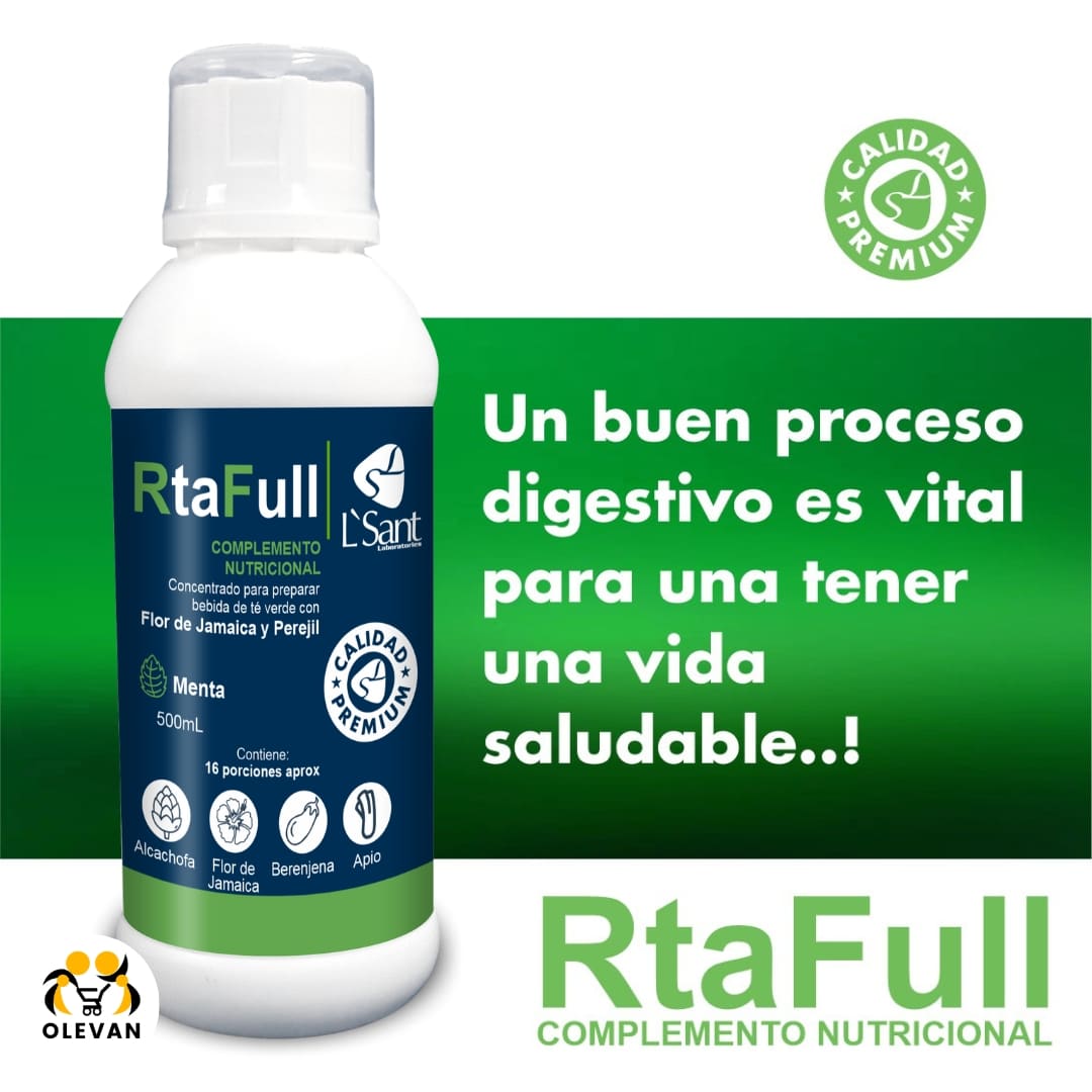 RtaFull Complemento nutricional 2 rtafull complemento nutricional que ayuda a reducir la glucosa en la sangre y el colesterol malo también limpia el colon irritado tienda olevan 7