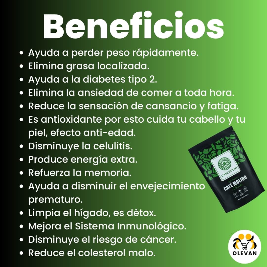 Café Verde Molido Cafetolio 3 Café Verde Molido Cafetolio - Imagen 3